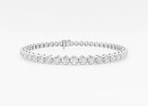 Frostberry Round Lab Grown Diamond Tennis Bracelet